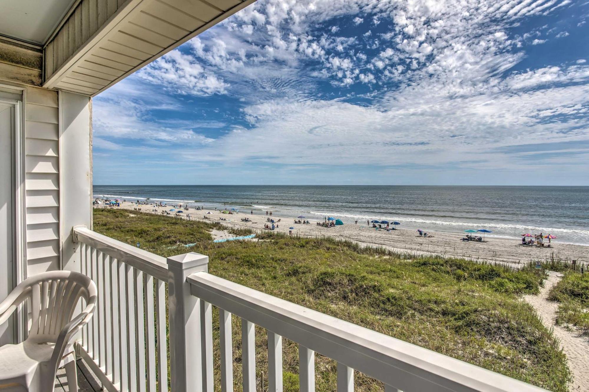 Bright Beachy Condo With Boardwalk Access And Patio! Myrtle Beach Exterior foto